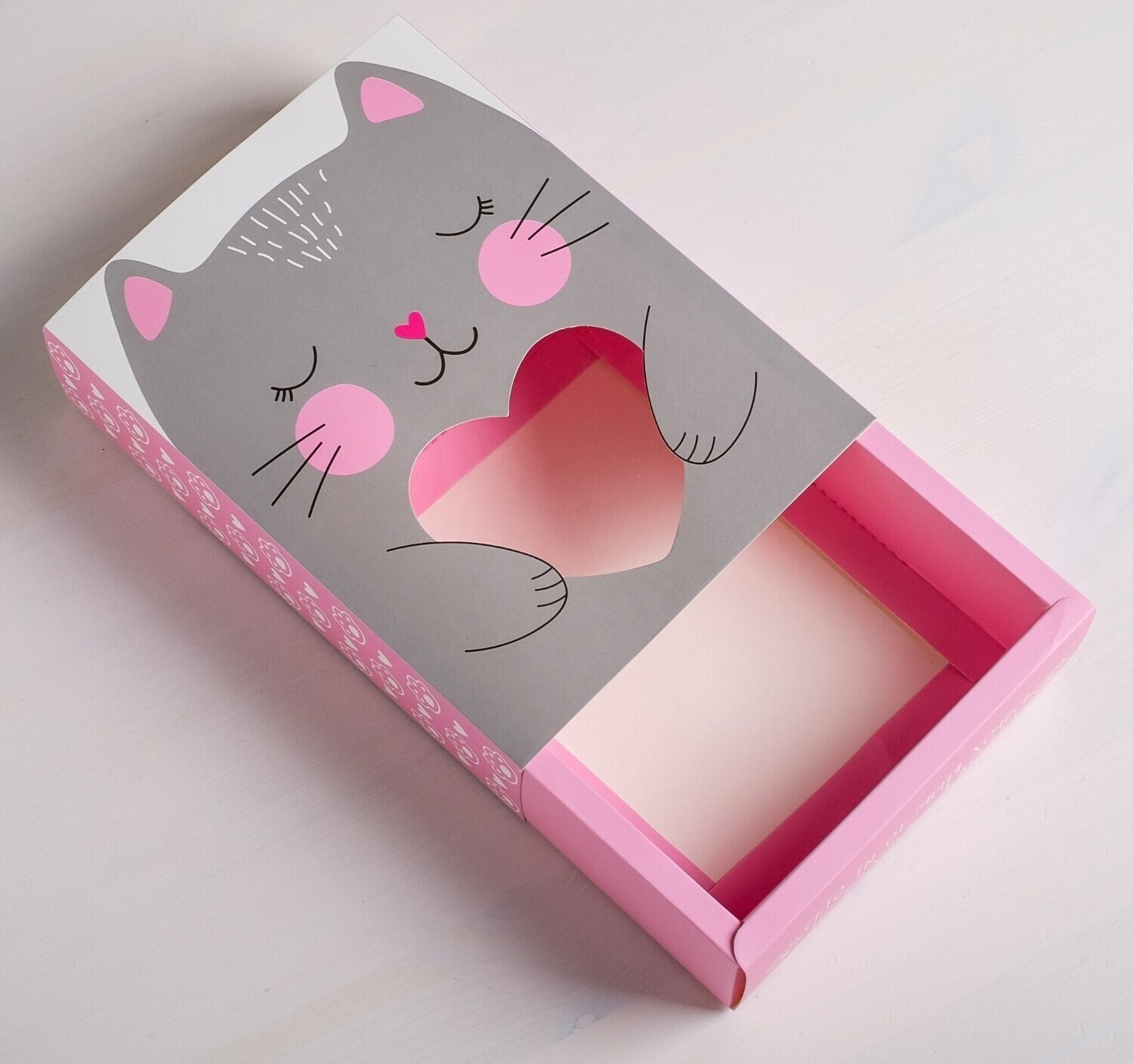 Коробка для сладостей «Котик», 20 × 15 × 5 см