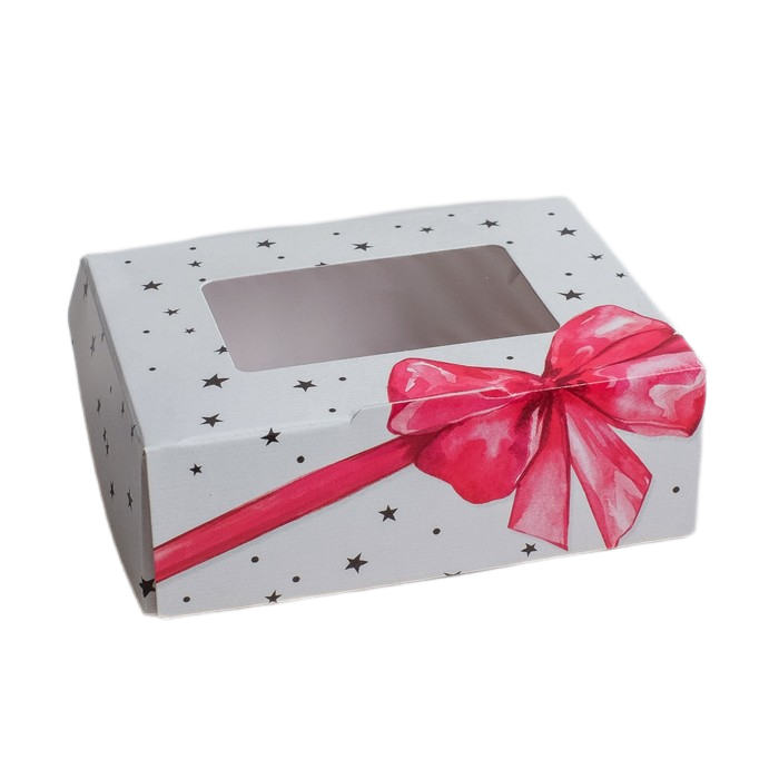Коробка складная «Подарок», 10 × 8 × 3.5 см