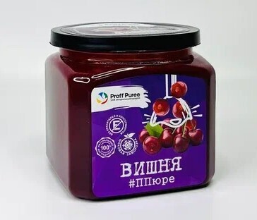 Пюре фруктовое Proff Puree ВИШНЯ 500 гр.