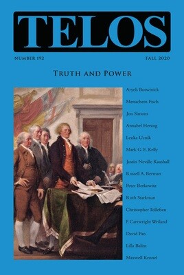 Telos 192 (Fall 2020): Truth and Power - Institutional Rate