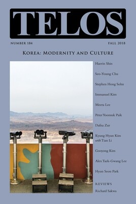 Telos 184 (Fall 2018): Korea: Modernity and Culture - Institutional Rate