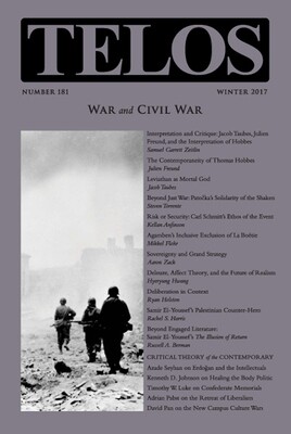 Telos 181 (Winter 2017): War and Civil War