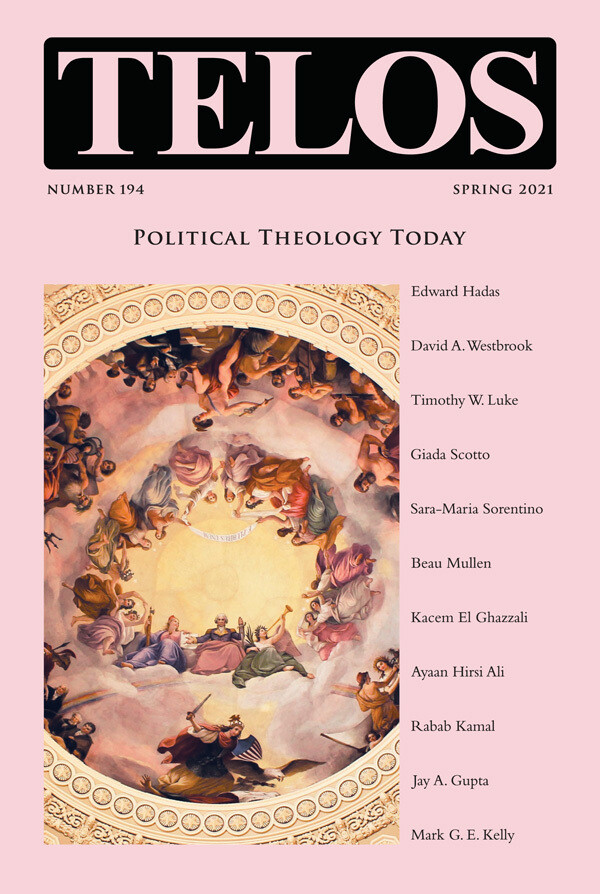 Telos 194 (Spring 2021): Political Theology Today