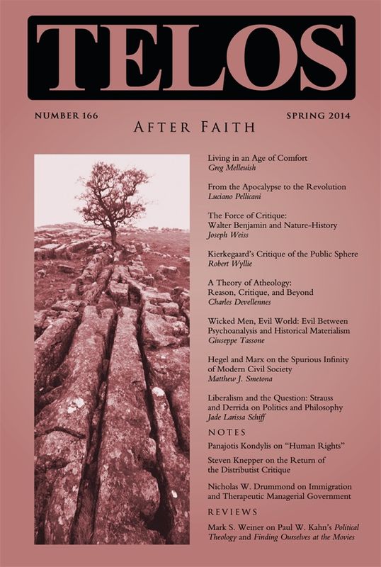 Telos 166 (Spring 2014): After Faith