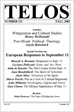 Telos 121 (Fall 2001)
