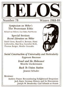 Telos 78 (Winter 1988–89)