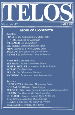 Telos 57 (Fall 1983)
