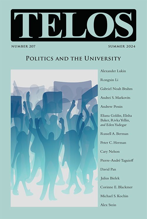 Telos 207 (Summer 2024): Politics and the University - Institutional Rate