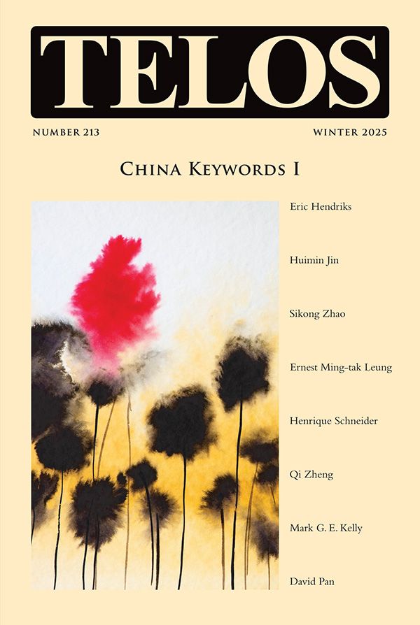 Telos 213 (Winter 2025): China Keywords I - Institutional Rate