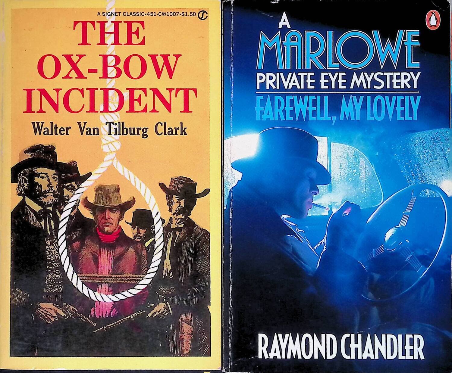 Комплект из 2 книг: The Ox-Bow Incident; Farewell, My Lovely; Walter Van Tilburg Clark; Raymond Chandler
