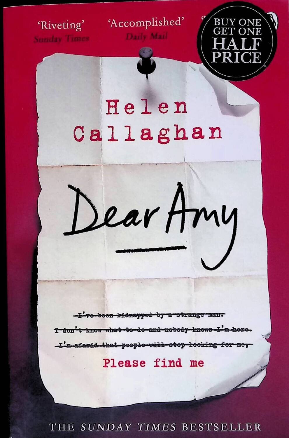 Dear Amy; Callaghan Helen