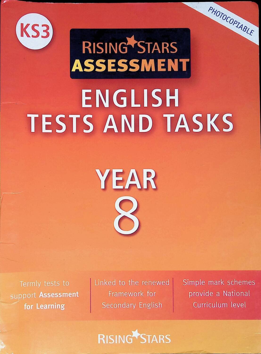 Key Stage 3. English tests and tasks. Year 8; Автор не указан