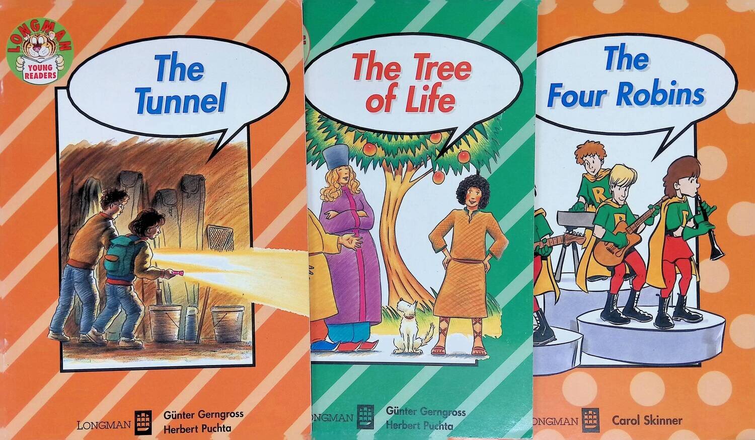 Tunnel, The Level 6; Tree of Life, The Level 5; Four Robins, The Level 6 (комплект из 3 книг); Gerngross G?nter, Puchta Herbert