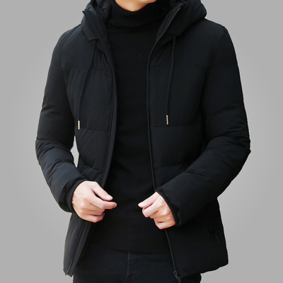 Hiver Veste Hommes Vêtements 2018 Support Occasionnel Col À Capuche Col