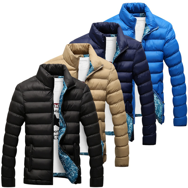 Manteaux Homme D&#39;hiver Parkas Solide