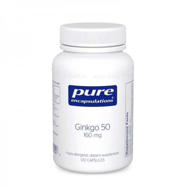 Ginkgo 50 - 160 mg. 120's
