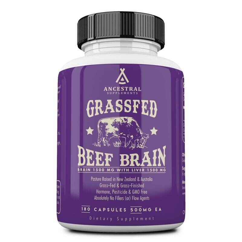 Grass Fed Beef Brain With Liver