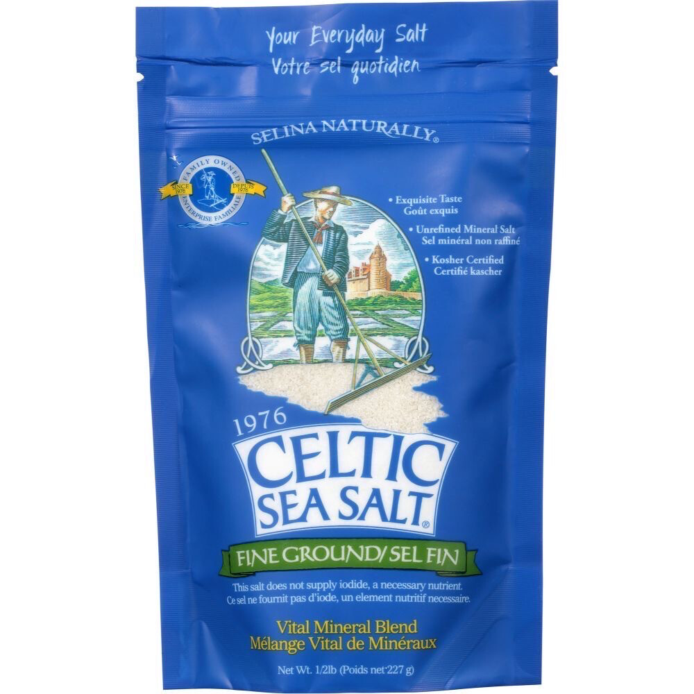 Celtic Sea Salt - Fine Ground - 1/2 lb