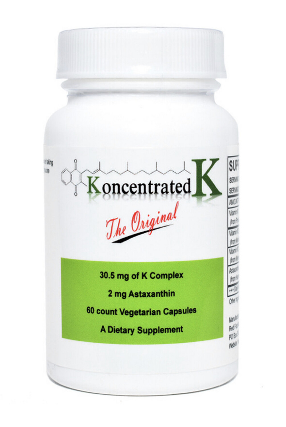 Koncentrated K vitamin k2 k1
