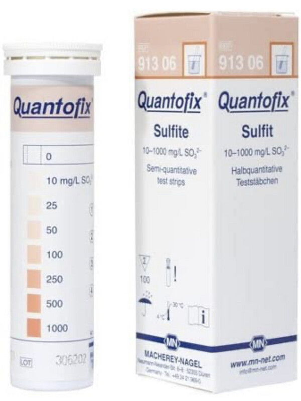 Macherey-Nagel, 91306, Quantofix Sulfite, Box Of 100 Strips
