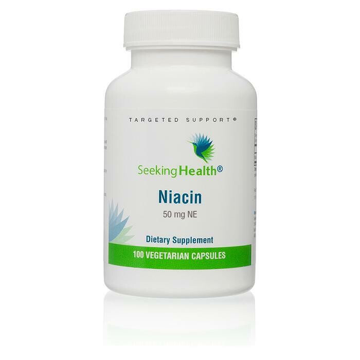 Niacin - 100 Capsules