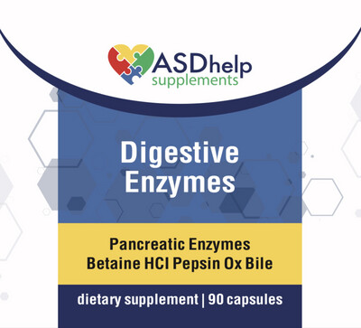 Digestive enzymes with HCI + Ox bile 90 capsules