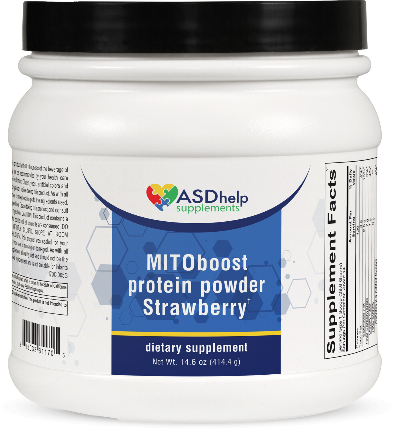 MITOboost protein powder strawberry 414 g