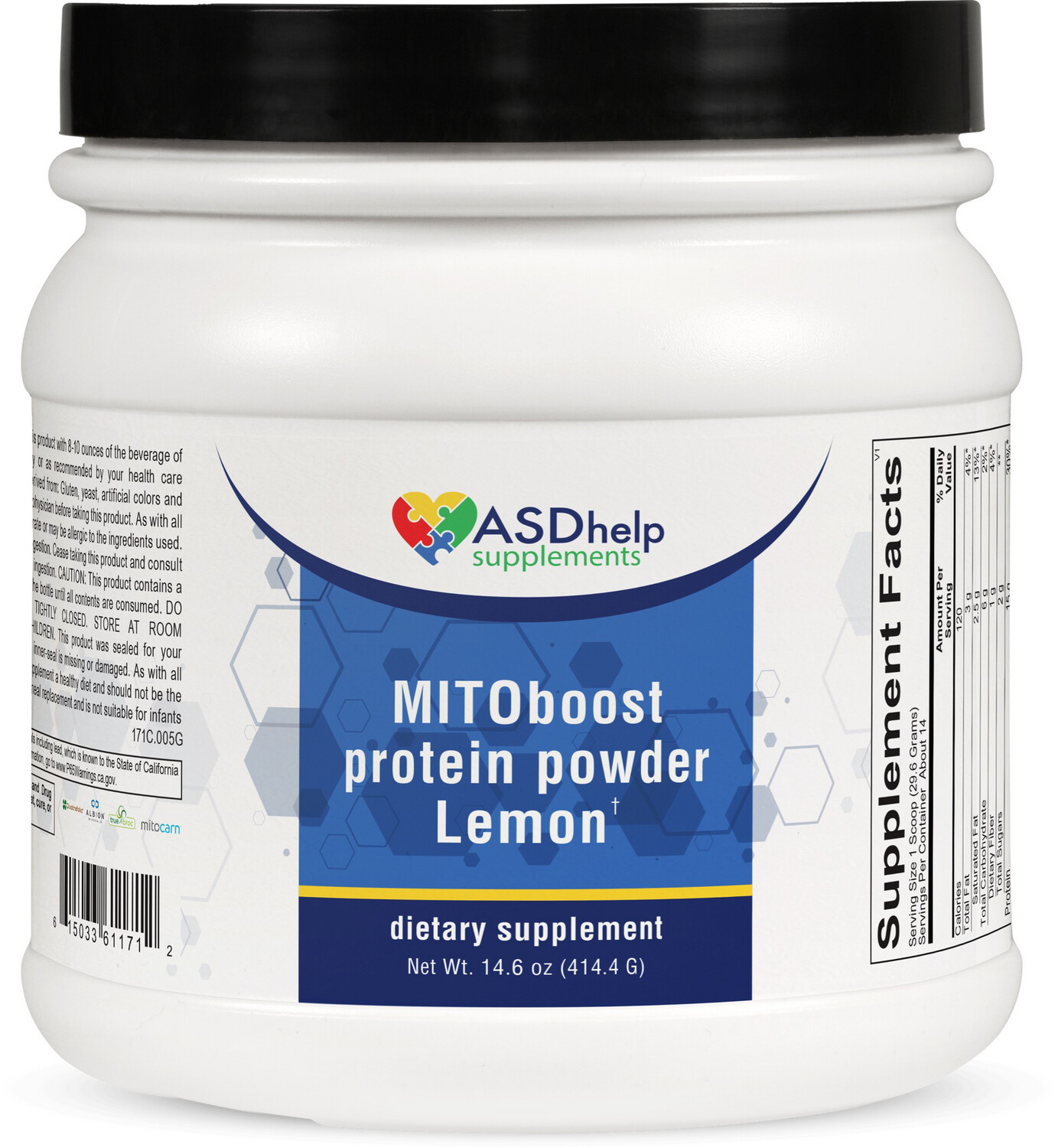 MITOboost protein powder lemon 414 g
