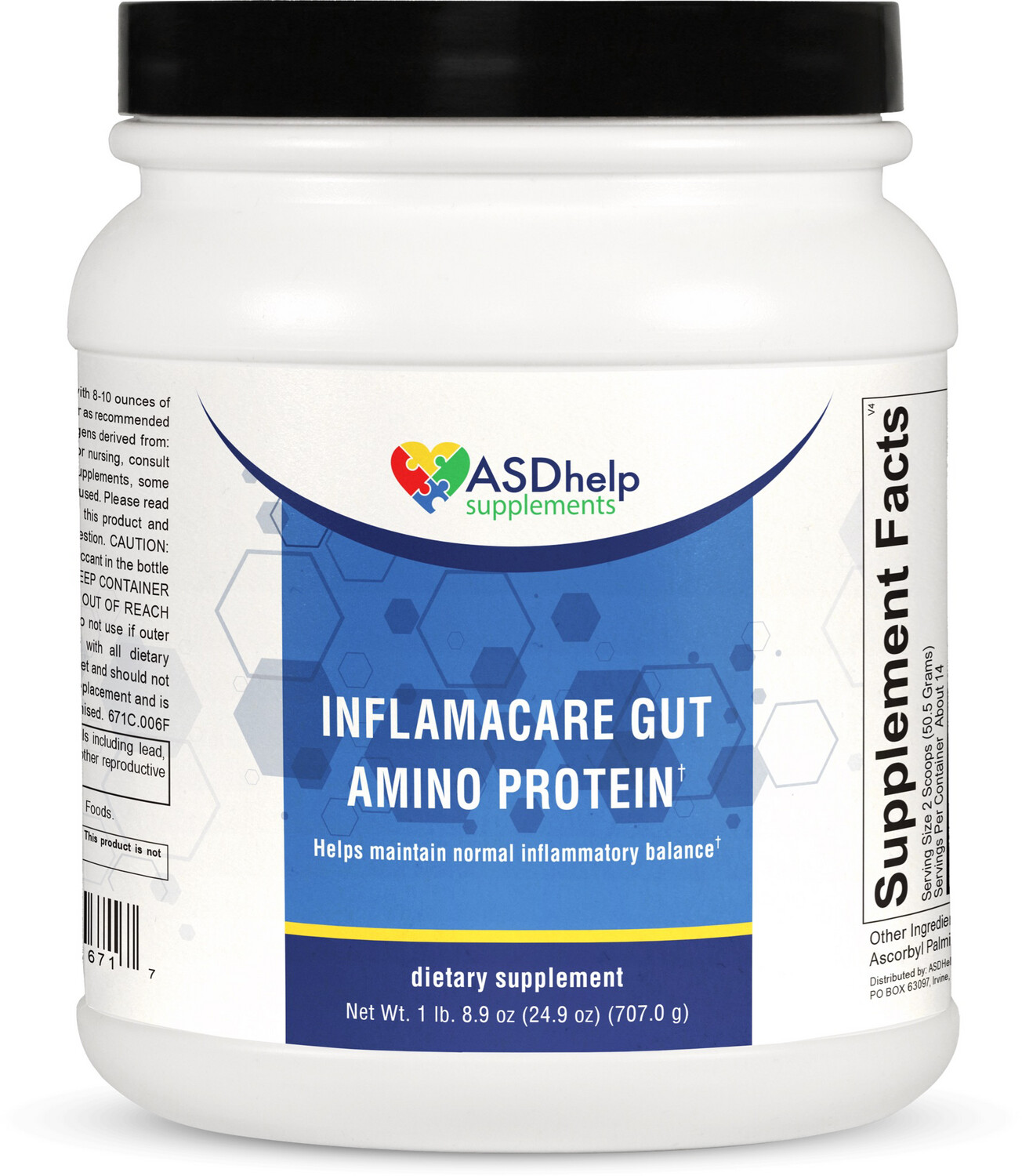INFLAMACARE GUT AMINO protein  strawberry EXP 01/26