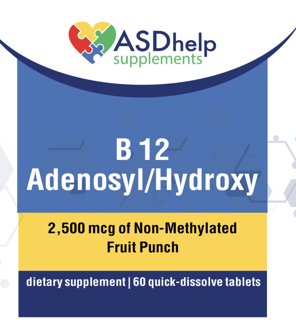 B 12 Adenosyl/Hydroxo 60 chewable 