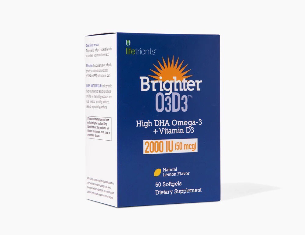 Omega DHA + D3 2000 IU Brighter O3