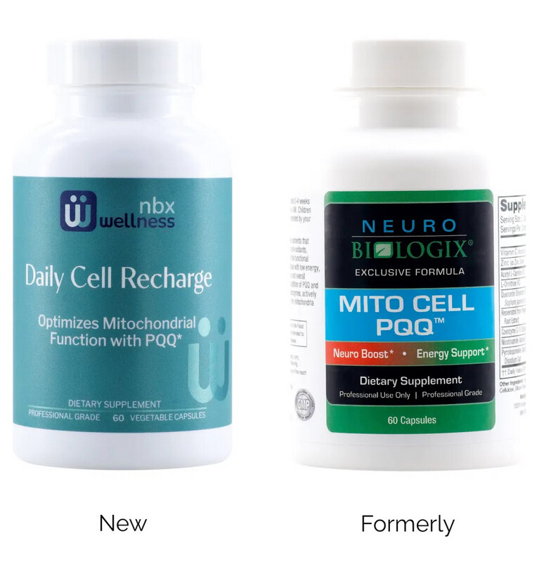 Daily cell recharge (Mito Cell PQQ) 60 Capsules
