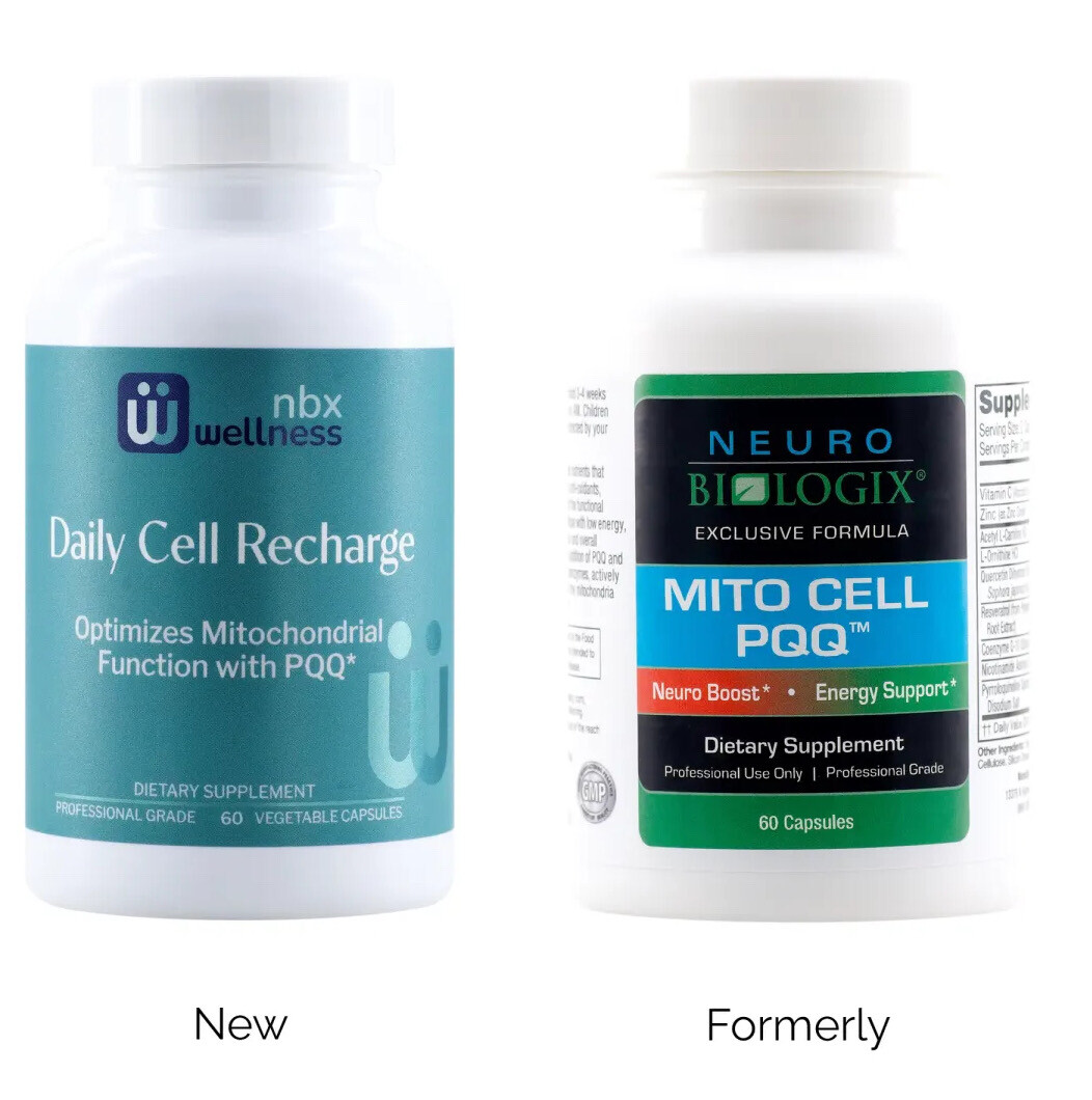 Daily cell recharge (Mito Cell PQQ) 60 Capsules