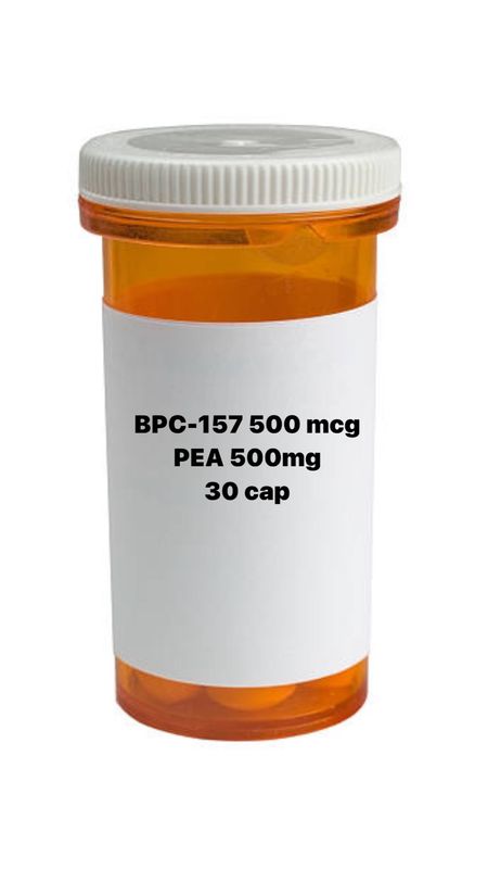 BPC-157 500 mcg  PEA 500 mg  30 cap 