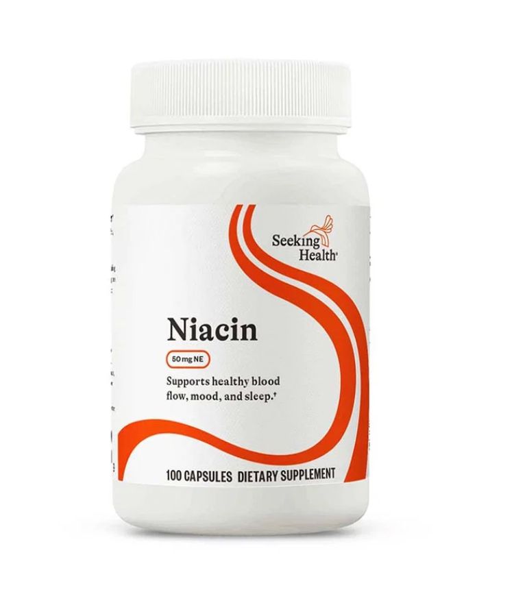 Niacin - 100 Capsules