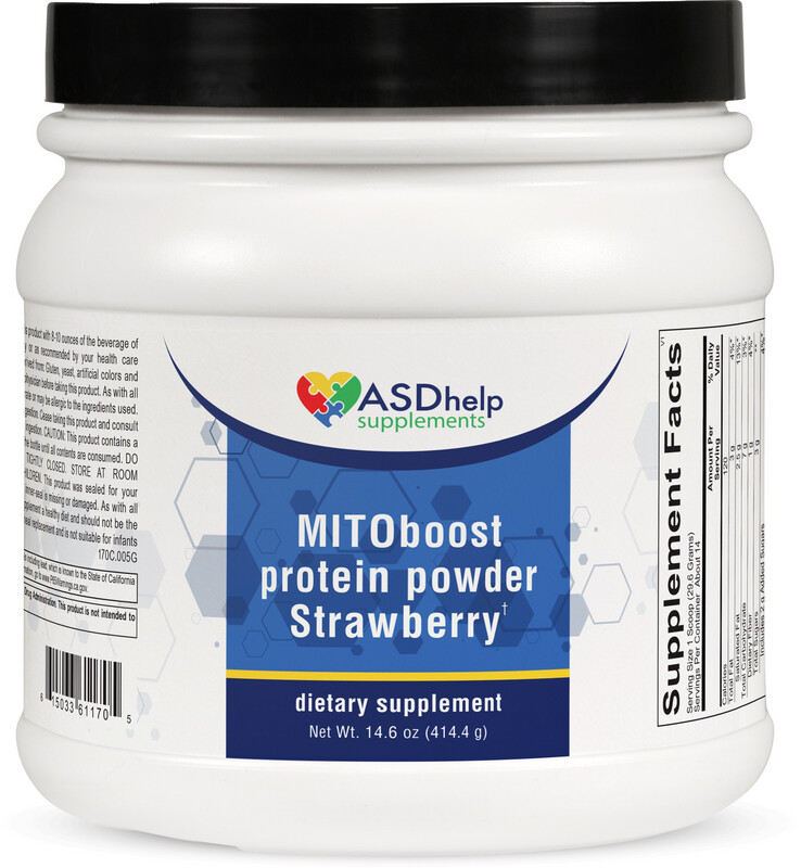 MITOboost  protein powder strawberry 414 g exp 11/26