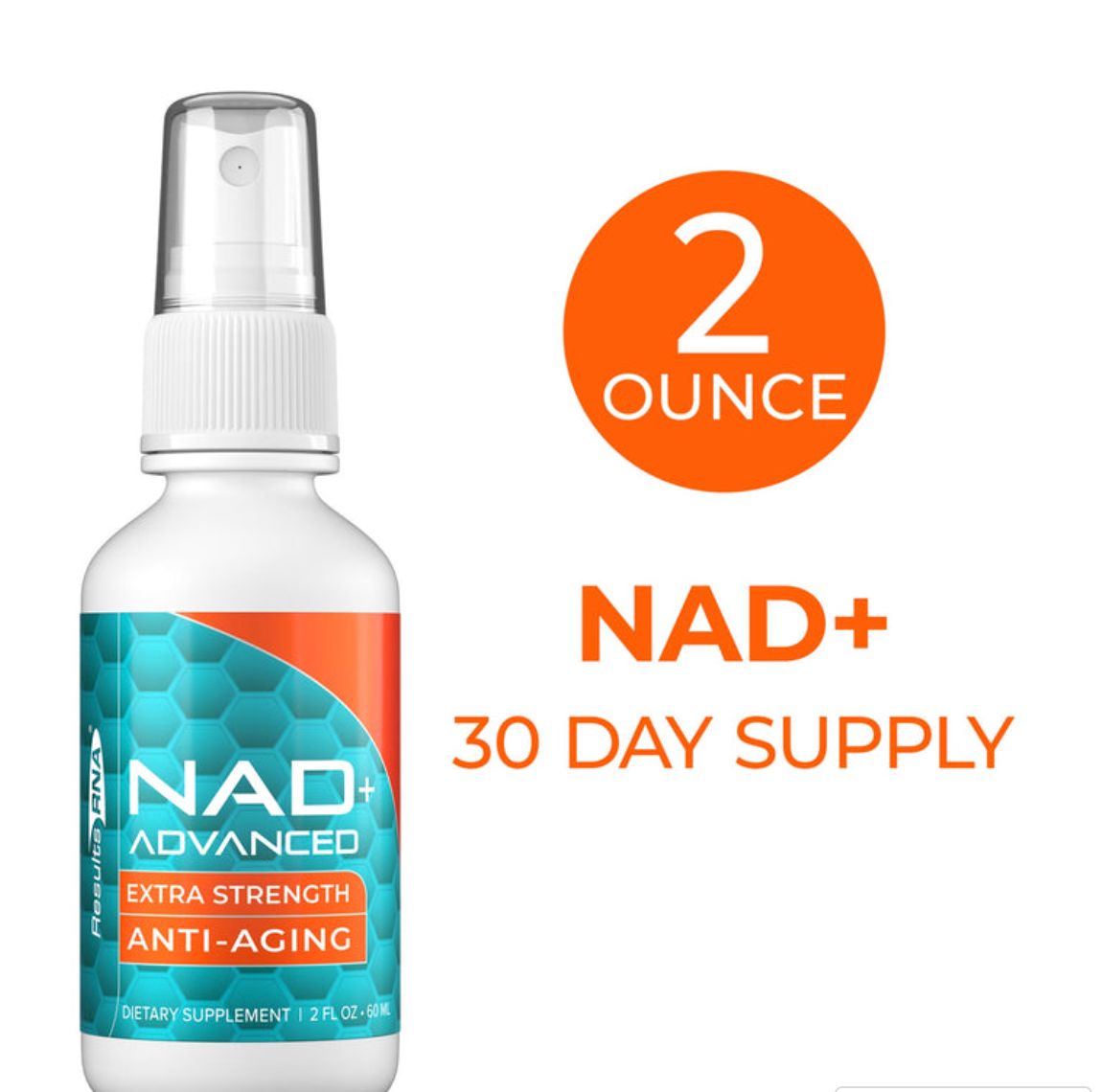 NAD+ Advanced Anti Aging Extra Strength 2 oz