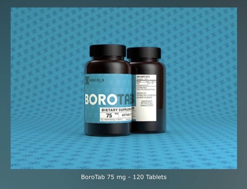 BoroTab 75 mg - 120 Tablets_EXP 06/2026