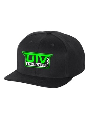 2020 - Hat - Flat Bill (BLACK WITH GREEN LOGO) 2020 - Hat - Flat Bill (BLACK WITH GREEN LOGO)