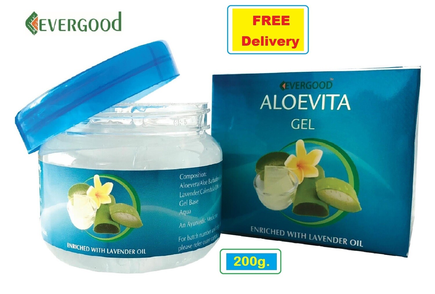 Evergood Aloevita Aloe Vera Gel 200g