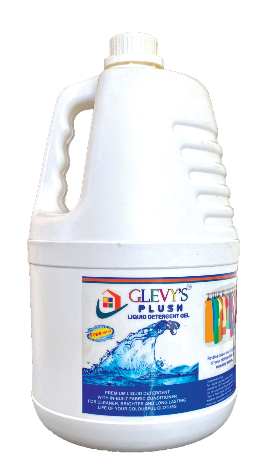 GLEVY&#39;S Plush Liquid Detergent Gel - 5 Liter