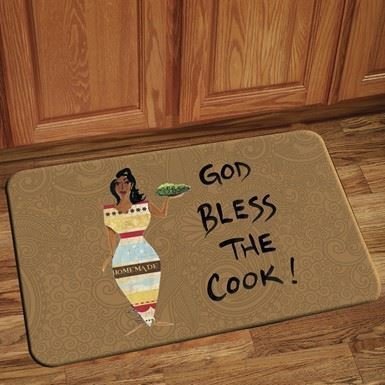 God Bless The Cook! - Interior Mat