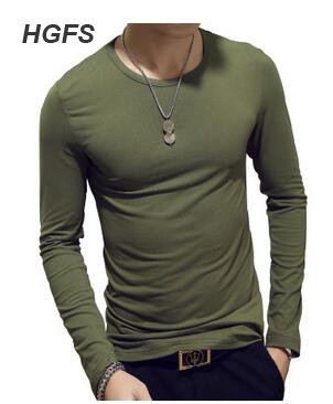 Playera Casual de Hombre manga larga O-Cuello