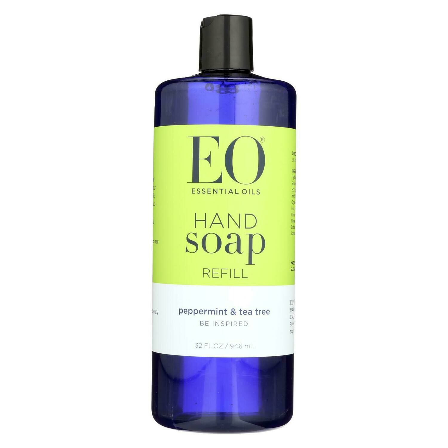 Eo Products Liquid Hand Soap Peppermint And Tea Tree 32 Fl Oz