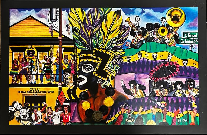 ZULU POSTER 2025 “The Party Don’t Stop” (Personalized) -24x36 (Signed &amp; Numbered) Limited Artist Edition