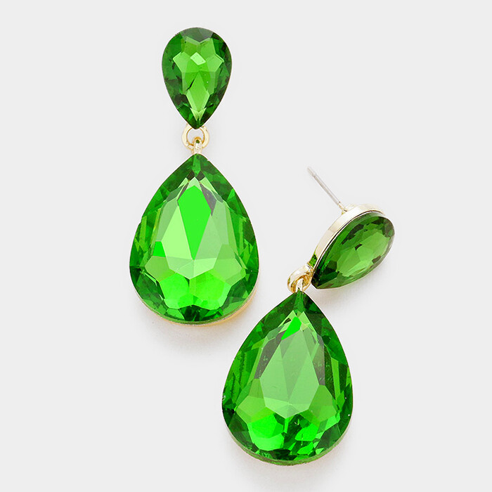 Double Teardrop larger Drop Earring