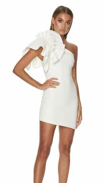 XS ONLY ONE White Bandage Dress