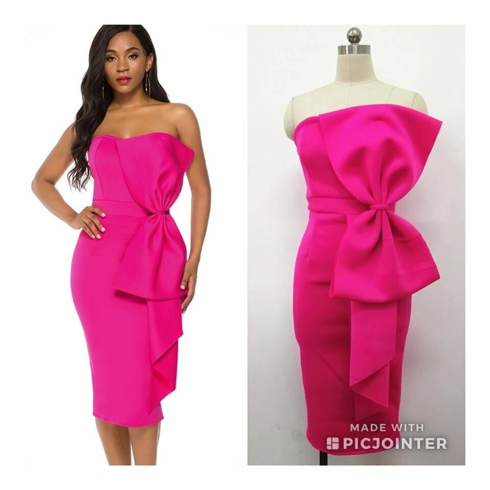 Pink Scuba Dress