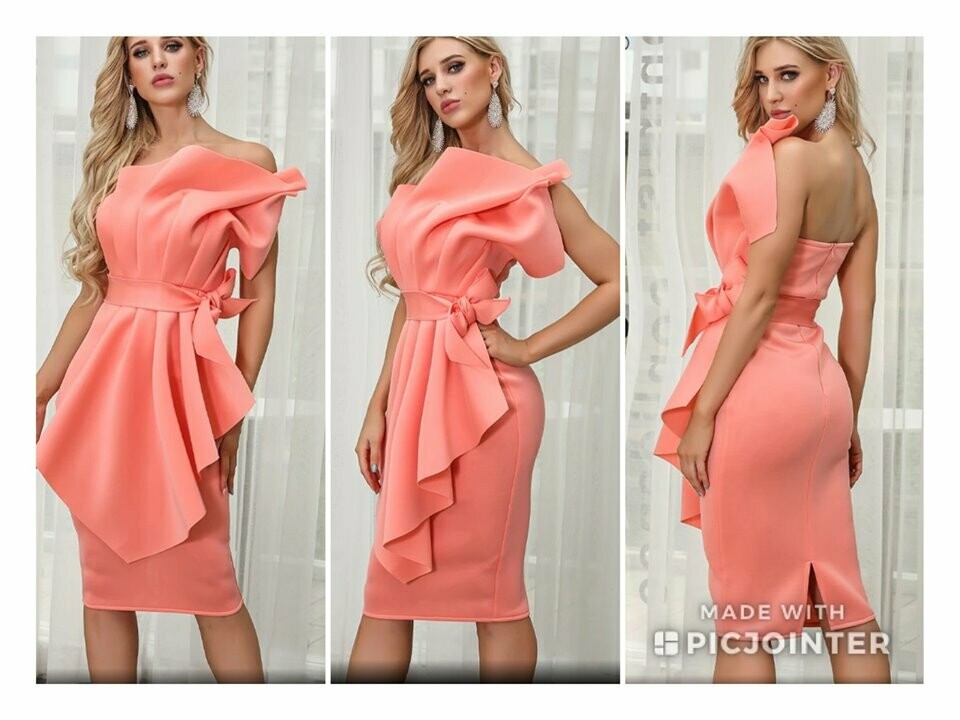 Pink Scuba Dress