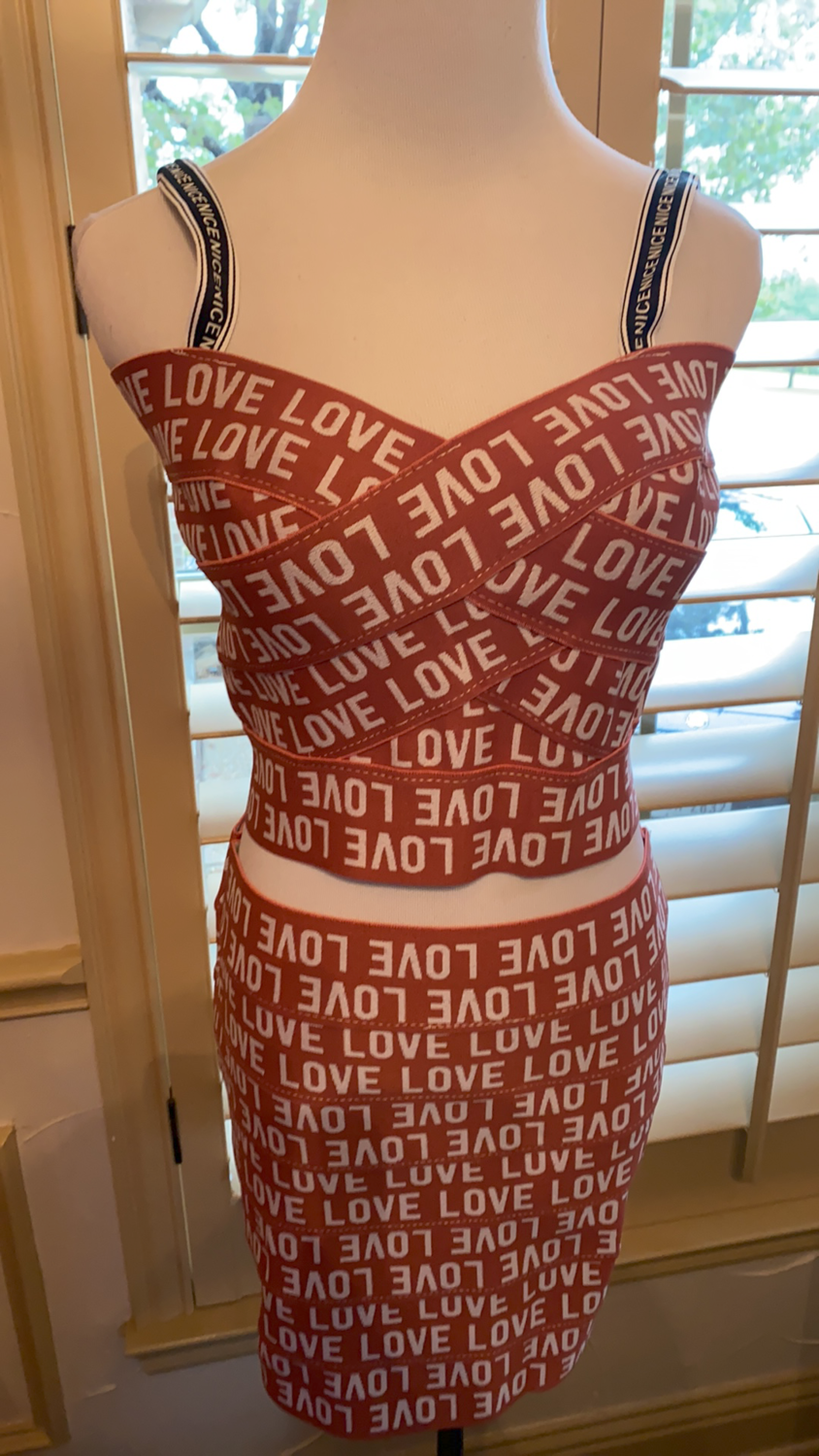 ONLY ONE Love bandage 2 piece